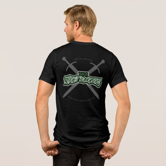 Mannen SLIM T-shirt - Knight Rangers ('24-'25 seiz (Achterkant volledig)