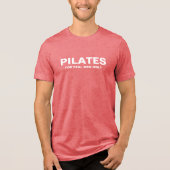 Mannen Slim T-shirt | Pilates voor echte Mannen (Voorkant)