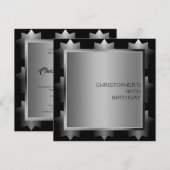 Mannen Smart Black Kaart (Voorkant / Achterkant)