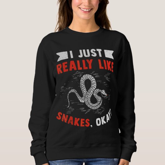 Mannen Snake Pattern Trui (Voorkant)