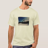 Mannen sneeuwboardshirt t-shirt (Voorkant)