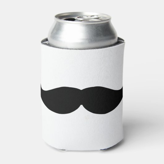 Mannen snor blikjeskoeler (Blikje Voorkant)