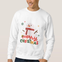 Mannen Snowman Kerst Shirt