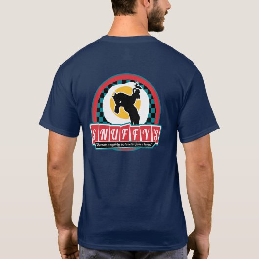 Mannen Snuffy's T-Shirt (Achterkant)