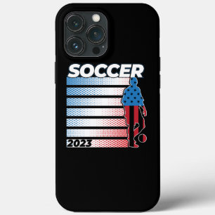 Mannen Soccer Patriotic USA 2023 Case-Mate iPhone Case