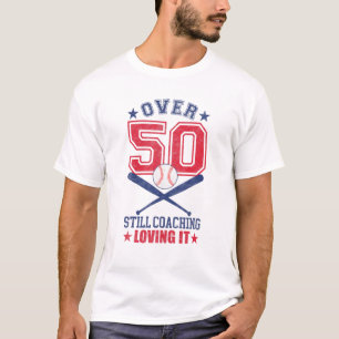 Mannen Softball Coach 50 jaar oud 50e verjaardag C T-shirt