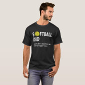 Mannen Softball pa net als een honkbal pa Shirt F (Voorkant volledig)