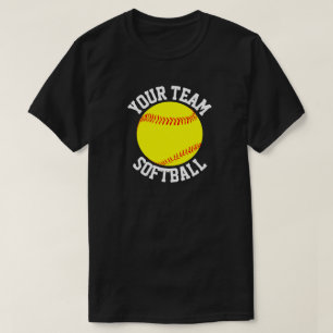 Mannen-Softball-team, Player-nummer T-shirt