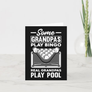 Mannen sommige Grandpas spelen Bingo Real Grandpas Kaart