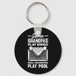 Mannen sommige Grandpas spelen Bingo Real Grandpas Sleutelhanger