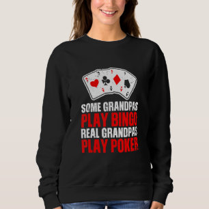 Mannen sommige Grandpas spelen Bingo Real Grandpas Trui