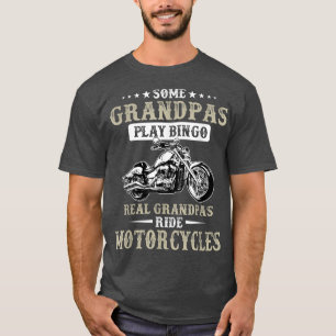 Mannen sommige Grandpas spelen Bingo Real Ride Mot T-shirt
