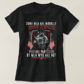 Mannen sommige Mannen zijn moreel tegen geweld doo T-shirt (Design voorkant)