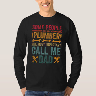 Mannen sommige mensen noemen me een pruimen de mee t-shirt
