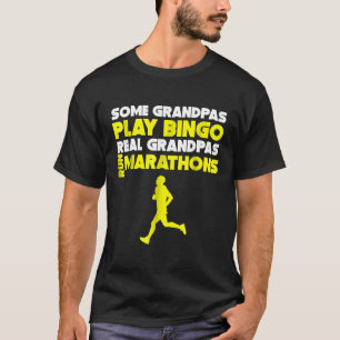 Mannen sommige opa's spelen bingo echte opa's lope t-shirt