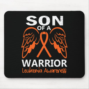 Mannen Son of A Warrior Leukemia Awareness Angel W Muismat
