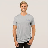 Mannen Sonora van Del Webb Branded Topjes Tri-Blend Shirt (Voorkant volledig)