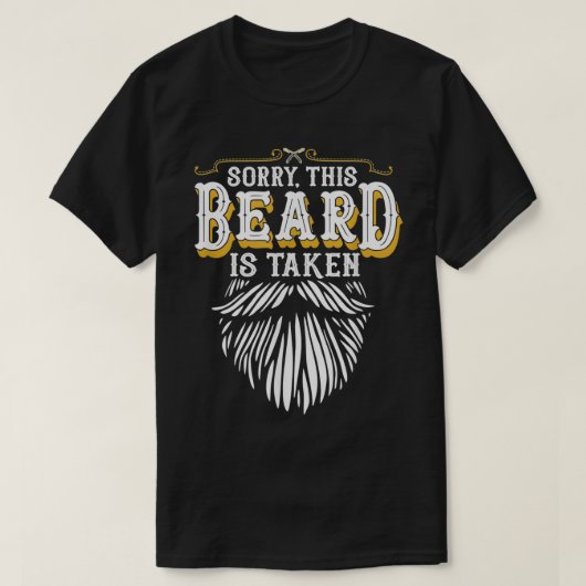 Mannen Sorry Deze baard is een klassieke TShirt (Design voorkant)