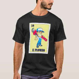 Mannen Spaanse Loodgieter Loterij Gift Mexicaanse T-shirt