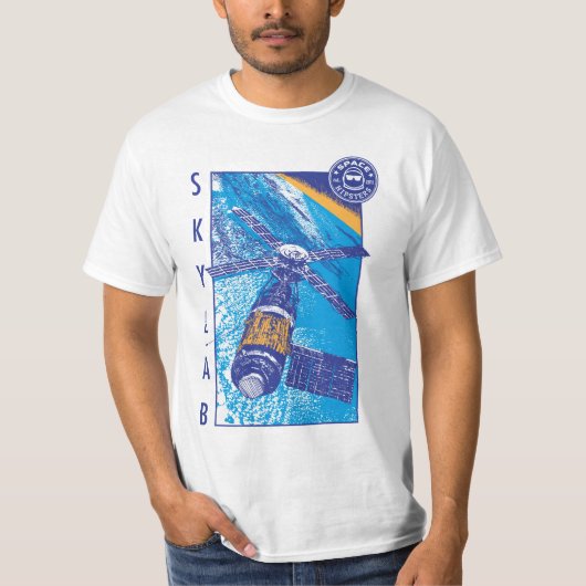 Mannen Space Hipsters Skylab T-shirt (Voorkant)
