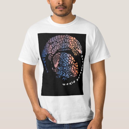 Mannen Sparen het shirt van Pangolin (Voorkant)