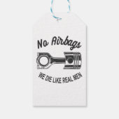 Mannen Speed Racing Sport Auto Geen Airbags - We D Cadeaulabel (Achterkant)