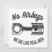 Mannen Speed Racing Sport Auto Geen Airbags - We D Kaart (Achterkant)