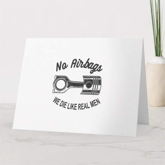 Mannen Speed Racing Sport Auto Geen Airbags - We D Kaart (Voorkant)