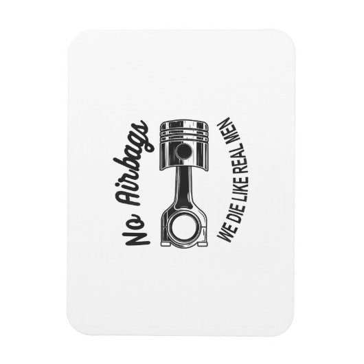 Mannen Speed Racing Sport Auto Geen Airbags - We D Magneet (Verticaal)