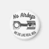 Mannen Speed Racing Sport Auto Geen Airbags - We D Magneet (Voorkant)