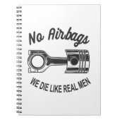 Mannen Speed Racing Sport Auto Geen Airbags - We D Notitieboek (Voorkant)