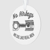 Mannen Speed Racing Sport Auto Geen Airbags - We D Ornament (voorkant)