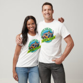 Mannen Spier T (wit) T-shirt (Unisex)