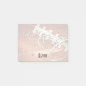 mannen sport football Zijn naam Custom Post-it® Notes (Voorkant)