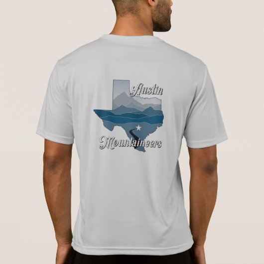 Mannen Sport-Tek-concurrent T-Shirt (Achterkant)