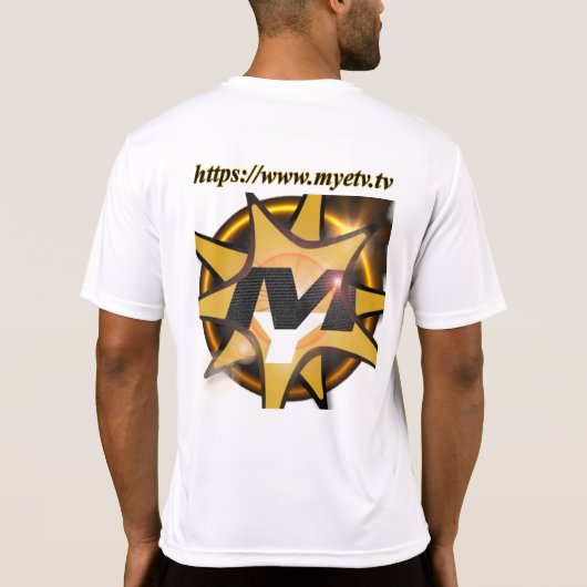 Mannen Sport-Tek T-Shirt van MYETV - 15 jaar (Achterkant)