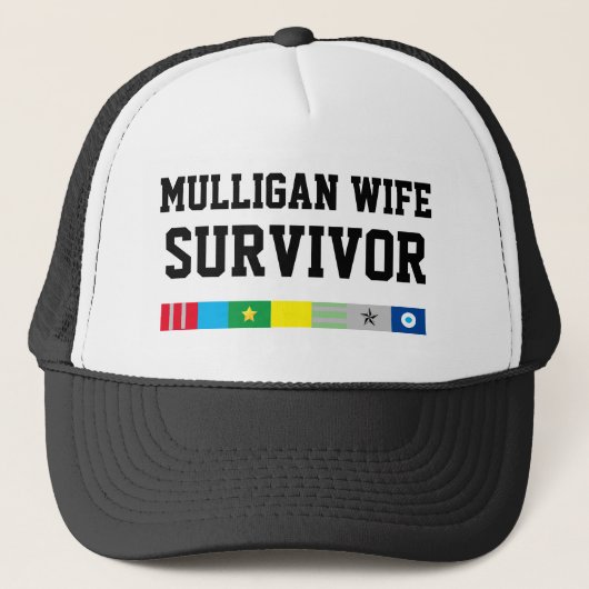 Mannen Sportkleding MULLIGAN WIFE SURVIVOR Trucker Pet (Voorkant)