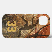 mannen sportslak dunk basketbal Case-Mate iPhone case (Achterkant (horizontaal))