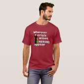 Mannen Sportswear Cadeau CUSTODIAN HEROES VERSCHIJ T-shirt (Voorkant volledig)