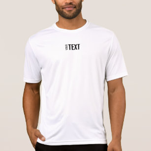 Mannen sportT - shirts Jouw tekst Active White toe