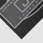 Mannen Sporty Geometrisch Donker & Zwart Tissuepapier (Detail)