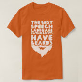 Mannen spraaktaalpatholoog met beard Speech T-shirt (Design voorkant)