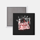 Mannen Squad Squad Spatten Zwart Prestatie Magneet (Voorkant / Achterkant)