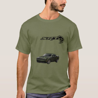 Mannen SRT Hellcat T-shirt – Dodge Challenger Musc