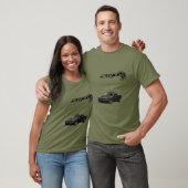 Mannen SRT Hellcat T-shirt – Dodge Challenger Musc (Unisex)