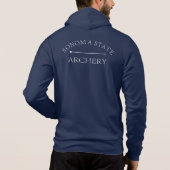 Mannen SSU Archery Fleece Jacket Hoodie (Achterkant)