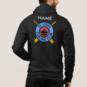 Mannen St. Louis Curling Club Hoodie (Achterkant)