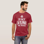 Mannen St Patricks Day Bier Drink Amerikaanse vlag T-shirt (Voorkant volledig)