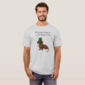 Mannen St. Patrick's Day Dachshund Shirt (Voorkant volledig)