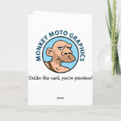 Mannen staat voor Funny 35th Birthday Kaart (Achterkant)